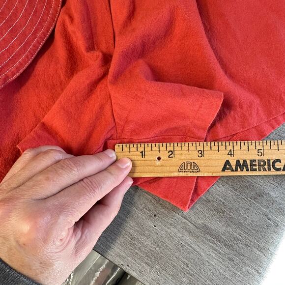 Free People One Pink Orange One Viola Slouchy Tie Front Shorts 4 - Picture 8 of 9